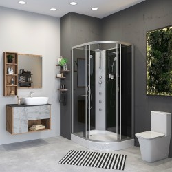 Душевая кабина Niagara Classic 120х80 L NG-3512-14LBKTG