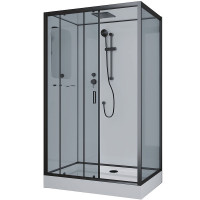 Душевая кабина Niagara Premium 120x80 NG-6912-01QL Black