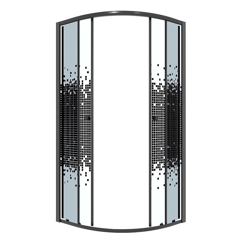Душевой уголок Niagara Eco 90х90 NG-1007-14BLACK