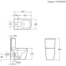 Унитаз-компакт Ambassador Kingston 147K19002RS