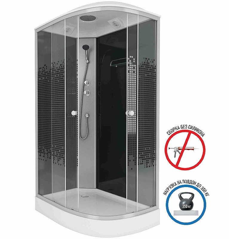 Душевая кабина Niagara Eco 120x80 L NG-4512-14L