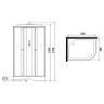 Душевая кабина Niagara Eco 120x80 L NG-4512-14L