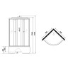 Душевая кабина Niagara Eco 90x90 NG-7508-14
