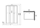 Душевая кабина Niagara Classic 120х90 NG-43295-14QP