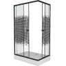 Душевой уголок Niagara Eco 100х80 NG-018-14Q BLACK