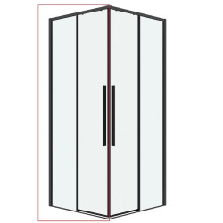 Душевая дверь Grossman Galaxy 120 1/2.K33.01.12.42.00
