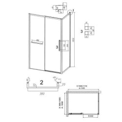 Душевой уголок Grossman Style 110x100 120.K33.05.1110.21.00