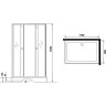 Душевой уголок Niagara Eco 110х80 NG-118-14Q