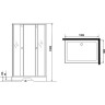 Душевой уголок Niagara Eco 120х90 NG-129-14Q