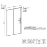 Душевая дверь Niagara Nova 90 NG-65-9CH