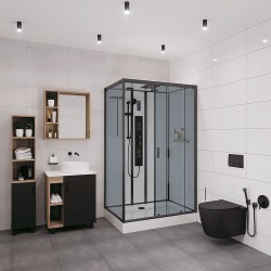 Душевая кабина Niagara Premium 120x80 NG-6912-01GQR Black
