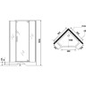 Душевой уголок Niagara Eco 100х100 NG-010-14D