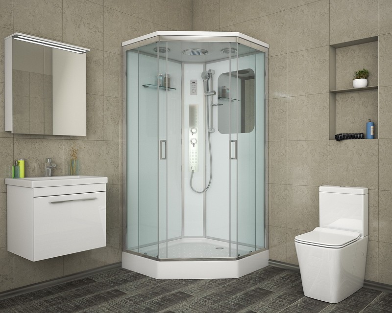 Душевая кабина Niagara Premium 90x90 NG-6001-01GD