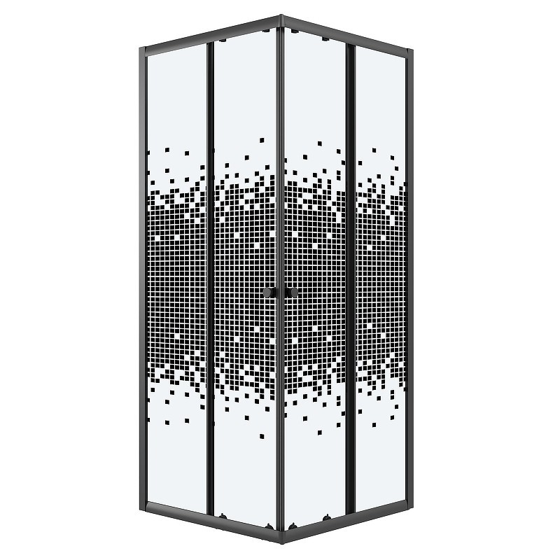 Душевой уголок Niagara Eco 80х80 NG-1008-14QBLACK