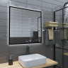 Зеркало Grossman Pragma-норма Black 80 1880802 с подсветкой