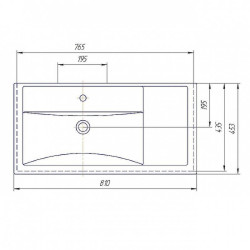 Раковина Grossman Kirovit Фостер 80П 30469