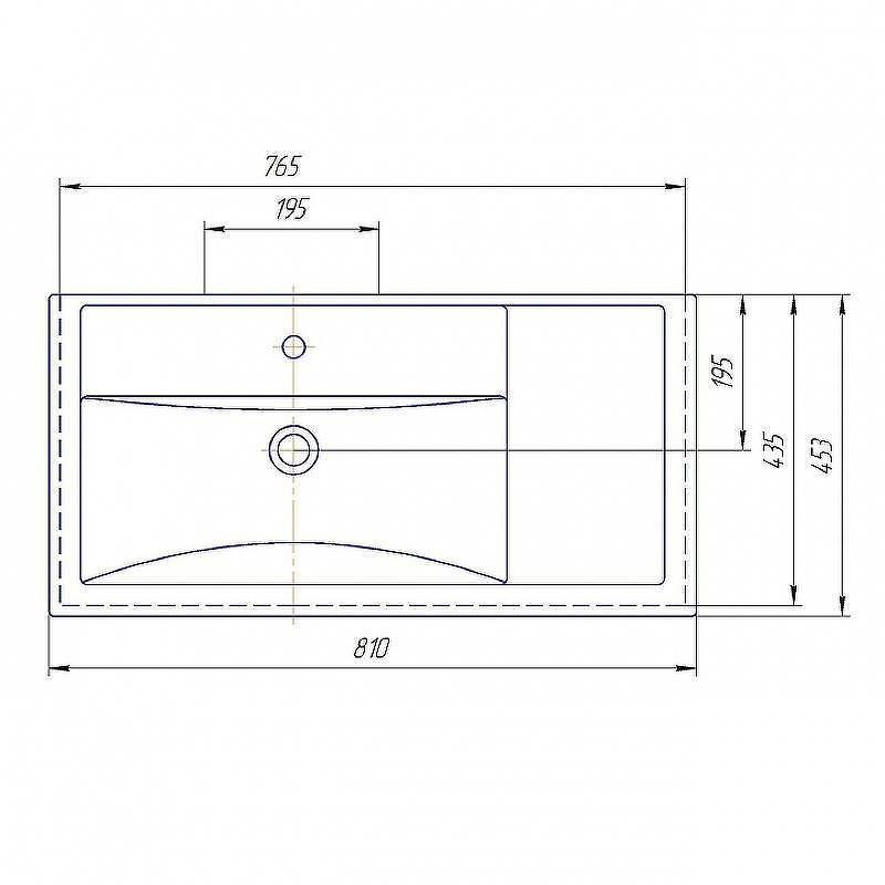 Раковина Grossman Kirovit Фостер 80П 30469