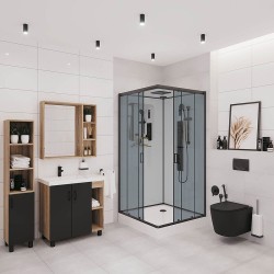 Душевая кабина Niagara Premium 90x90 NG-6901-01GQ Black