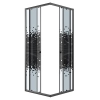 Душевой уголок Niagara Eco 90х90 NG-1009-14QBLACK