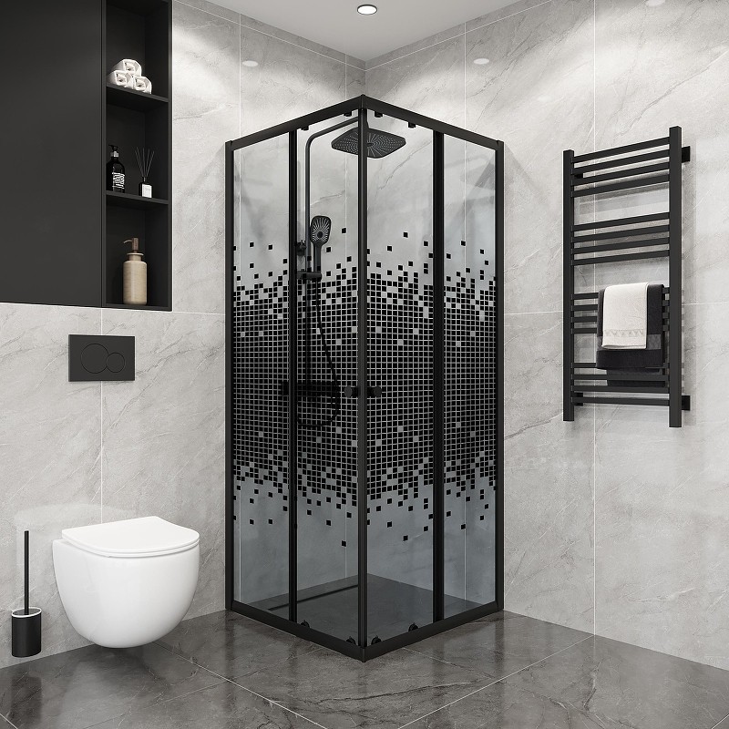 Душевой уголок Niagara Eco 90х90 NG-1009-14QBLACK
