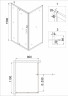 Душевой уголок Niagara Nova 110х80 NG-43-11AG-A80G