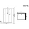 Душевая кабина Niagara Classic 90х70 NG-43975-14QBKT