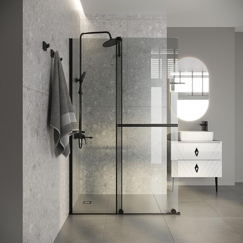Душевая перегородка Niagara Nova 120 NG-671-12BLACK