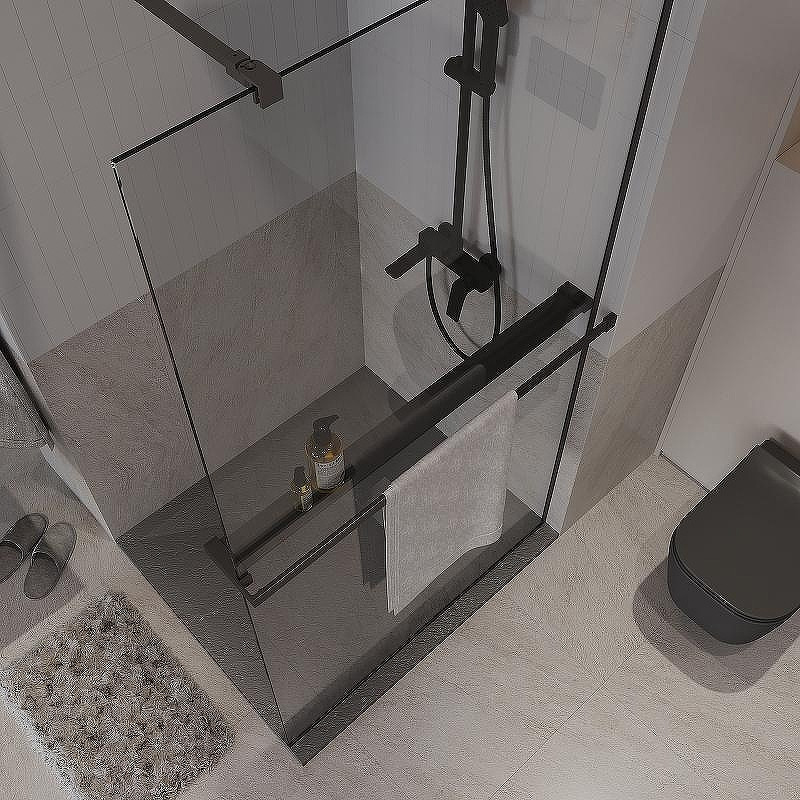 Металлическая полка Niagara Nova 90 NG9075B с полотенцедержателем