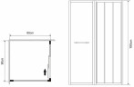 Душевой уголок Grossman Alba 90х90 GR-9090Al1