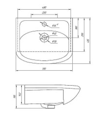 Раковина Grossman Rosa Уют 50 659