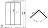Душевая кабина Niagara 80x80 NG-3503-14