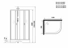 Душевая кабина Niagara Classic 120x80 L NG-3312-14LBKTG
