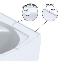 Душевая кабина Niagara Eco 80x80 E80/40/MT/BK