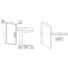 Душевой уголок Niagara Nova 100х90 NG-85-10AB-A90B-34