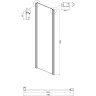 Душевая стенка Ambassador Intense 110 110IBB