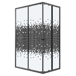 Душевой уголок Niagara Eco 100х80 NG-1018-14QBLACK