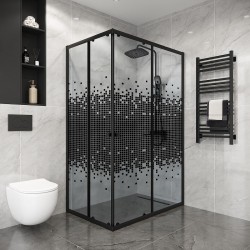 Душевой уголок Niagara Eco 100х80 NG-1018-14QBLACK