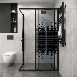 Душевой уголок Niagara Eco 100х80 NG-1018-14QBLACK