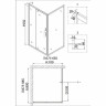 Душевой уголок Niagara Nova 90х70 NG-63-9A-A70