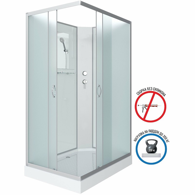 Душевая кабина Niagara Classic 100х80 NG-43085-14QBK