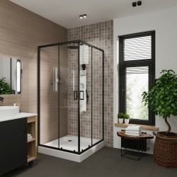 Душевой уголок Niagara Nova NG-6808-08 BLACK 90х90