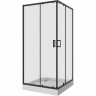 Душевой уголок Niagara Nova NG-6809-08 BLACK 100х100