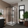 Душевой уголок Niagara Nova NG-6809-08 BLACK 100х100