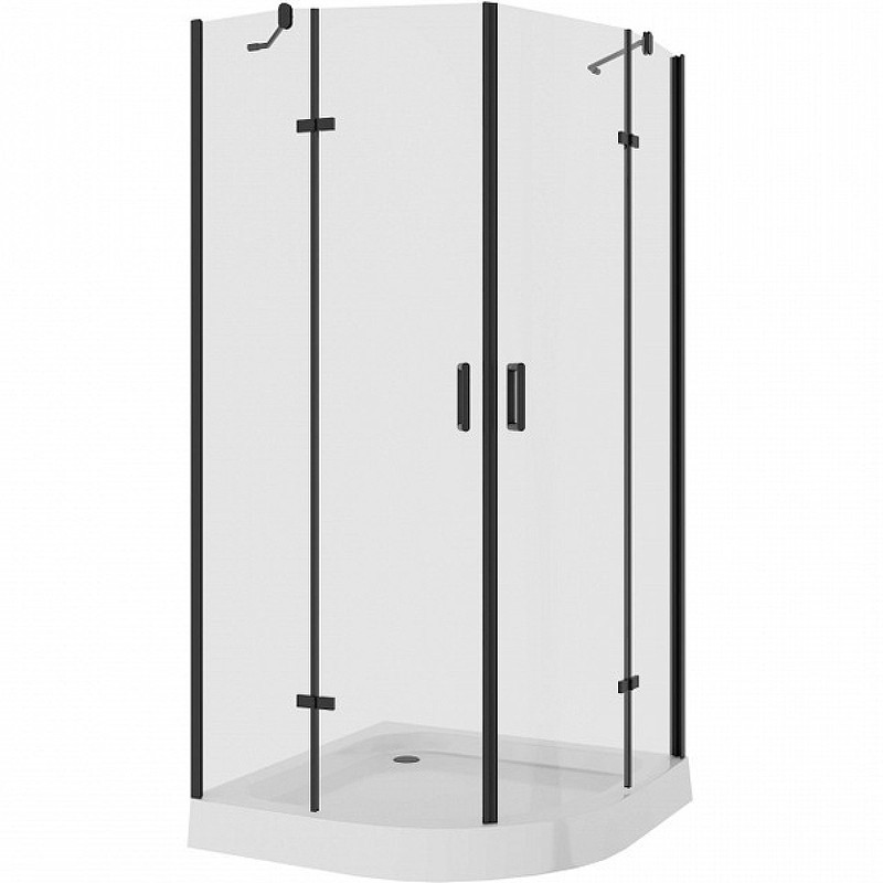 Душевой уголок Niagara Nova NG-6816-08 BLACK 100х100