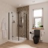 Душевой уголок Niagara Nova NG-6816-08 BLACK 100х100