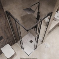 Душевой уголок Niagara Nova 100х100 NG-6830-34BLACK