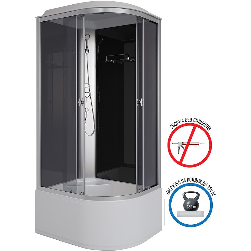Душевая кабина Niagara Eco 90x80 L E90/80/40L/TN