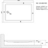 Акриловый поддон для душа Niagara Nova 120x80 NG-120-80Q RUS