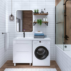 Раковина Grossman Madera Камилла 110 L 1101031 с местом под стиральную машину