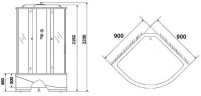 Душевая кабина Niagara Ultra 90х90 NG-211-01N